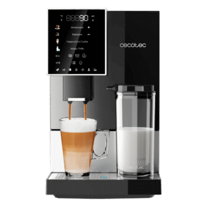 Compact Fully Automatic Coffee Machine with 19-Bar Pressure, Milk Tank & Thermoblock System